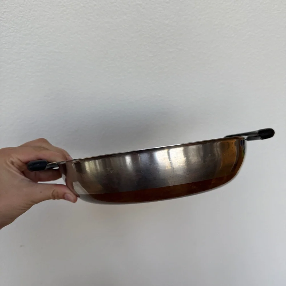 Revere Ware Vintage Copper Bottom 10-inch Micro-fryer